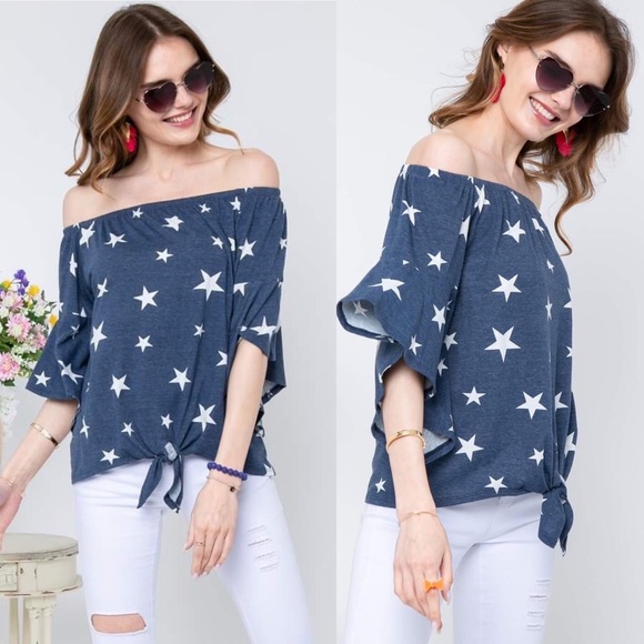 You're a Star Off the Shoulder Top - Picture 5 of 5